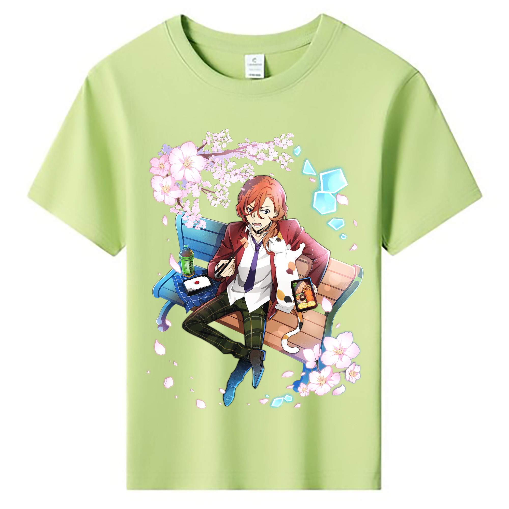 （画像用） 文豪ストレイドッグス Bungo Stray Dogs 綿100％キッズTシャツ（フロントプリント）